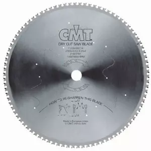 CMT Metallsågklinga D254 Z60 d30 skärbredd 2,2