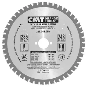 CMT Metallsågklinga D216 Z48 d30 K2,2 8gr FWF