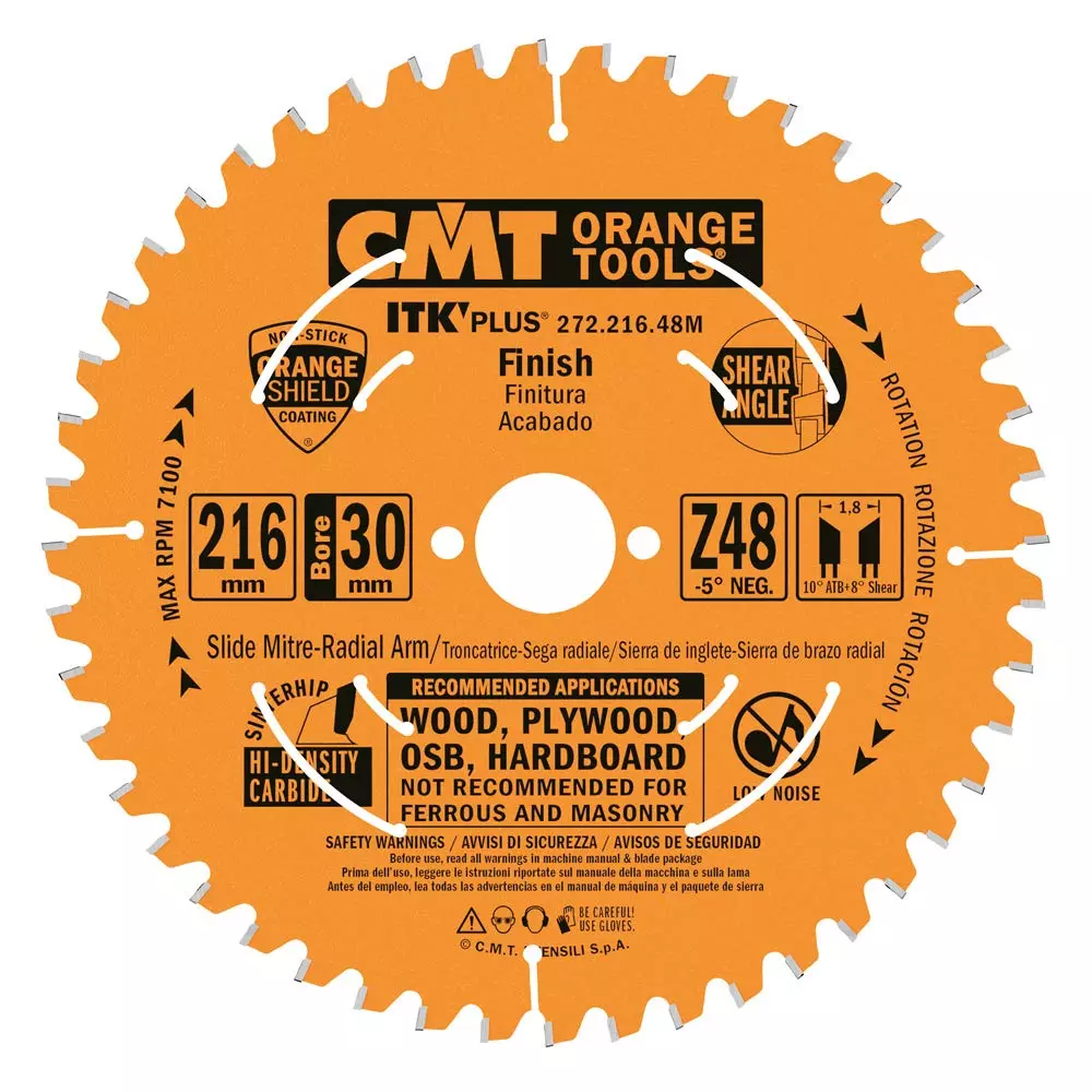 CMT ITK Plus D216 d30 Z48 K1,7 10gr ATB + 8°