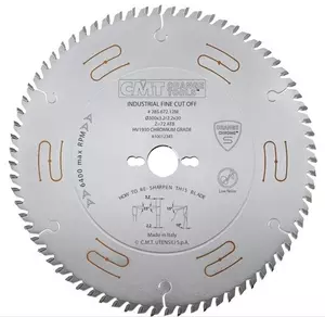 CMT Sågklinga D303 Z60 d30 CHROME skärbredd 3,2