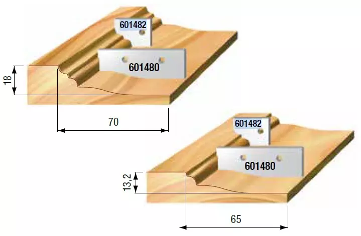 STARK Utbytesskär, Profil G1, 19,3mm x 27,5mm x 2mm (par)