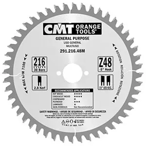 CMT Universalklinga D216 Z48 d30 skärbredd 2,8