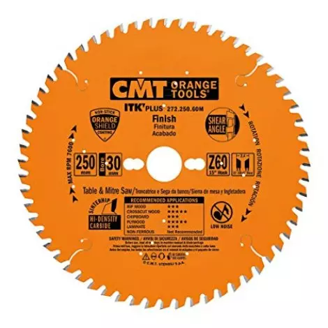 CMT ITK Plus D250 d30 Z60 K2,4 15gr ATB + 8°