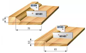 STARK Utbytesskär, Profil L1, 19,3mm x 27,5mm x 2mm (par)