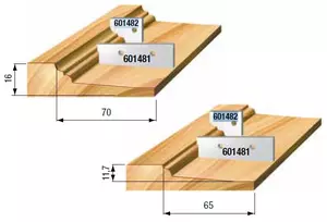 STARK Utbytesskär, Profil G1, 19,3mm x 27,5mm x 2mm (par)