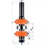 Justerbar avrundnings-/fasfräs S12 D38,1 L100 R4,76 45gr TB
