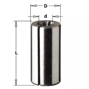 Spännhylsa 8-9,5 mm L25 TB