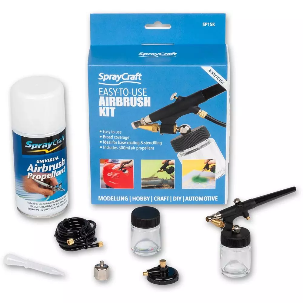 SprayCraft SP15K Airbrush Kit