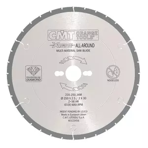 CMT Diamantsågklinga All-Around D250 Z36 d30 skärbredd 2,5