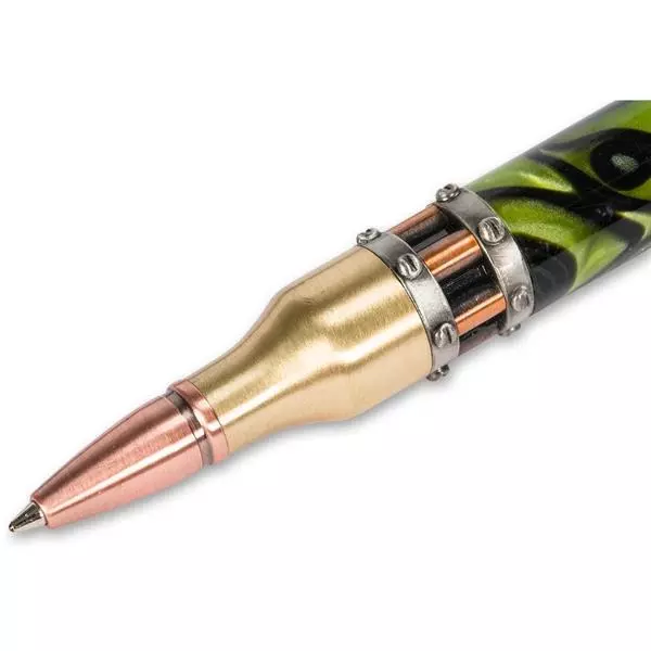 Steampunk Bolt Action Antique Brass & Copper Pen Kit Axminster CRAFTPRO KITS