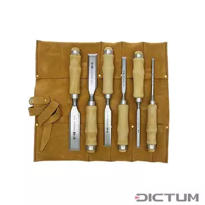 Pfeil® Stämjärn SET 6-delar läderetui Dictum®
