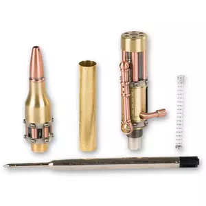 Steampunk Bolt Action Antique Brass & Copper Pen Kit Axminster CRAFTPRO KITS