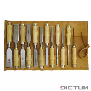 Pfeil® Stämjärn SET 12-delar läderetui Dictum®