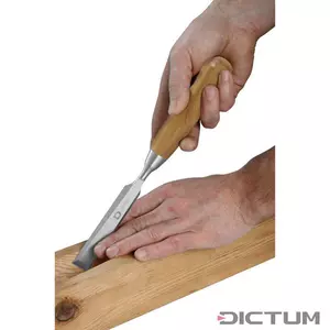 DICTUM® Chisel, Short Pattern, 6-Piece Set, in Leather Toll Dictum®
