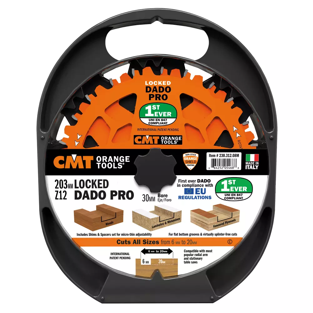 CMT Dado klinga D203 Z12 d30 skärbredd 6-20