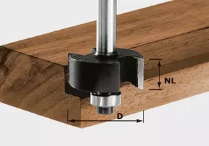 Fals-/kantfräs HW S8 D31,7/NL FESTOOL