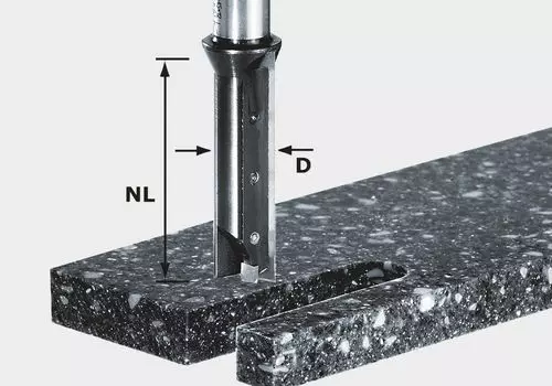 Notfräs med vändskär HW S12 D1 FESTOOL