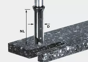 Notfräs med vändskär HW S12 D1 FESTOOL