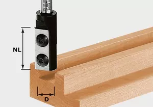 Notfräs med vändskär HW S8 D8/ FESTOOL