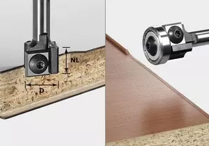 Kantfräs med vändskär S8 HW D1 FESTOOL