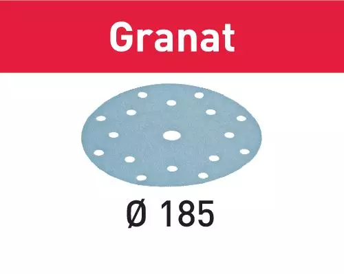 Slippapper STF D185/16 Granat 100/50-pack Festool