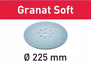Slippapper STF D225 Granat Soft, 25-pack Festool