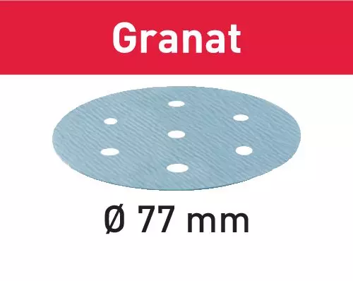 Festool Slippapper STF D 77/6 Granat 50-pack