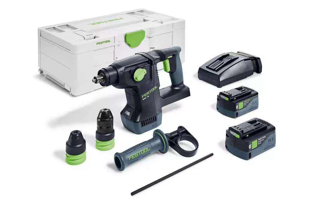 Batteridriven kombihammare KHC 18 5,0 EBI-Plus Festool
