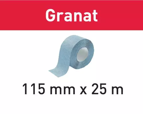 Festool Slippappersrulle 115x25m P240 GR Granat