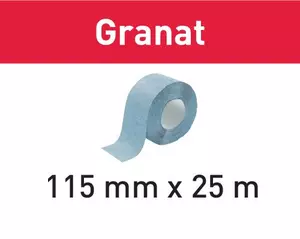 Festool Slippappersrulle 115x25m P240 GR Granat