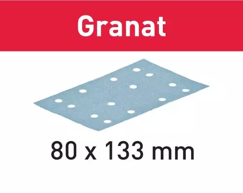 Slippapper STF 80x133 Granat 10-pack Festool