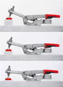 Vertikalspännare med öppen arm och horisontal basplatta STC- BESSEY