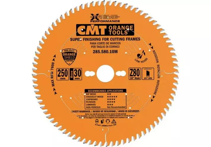 CMT Justerklinga fin D250 Z80 d30 skärbredd 3,0