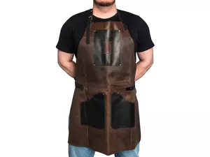 BeaverCraft AP3X Täljförkläde kraftigt läder