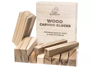 BeaverCraft Träämne Valnöt (10-pack)