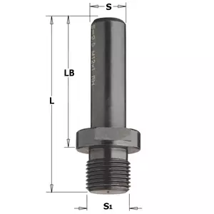 Skaft M10x1,5 S8 L55/40 TB