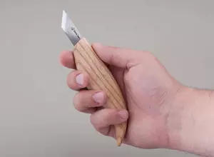 Beavercraft C12 Täljkniv / Karvsnittskniv snett blad