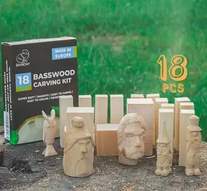 BeaverCraft Träämne Lind (18-pack)