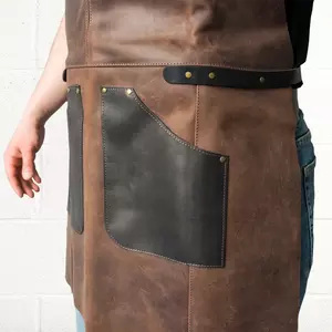 BeaverCraft AP3X Täljförkläde kraftigt läder