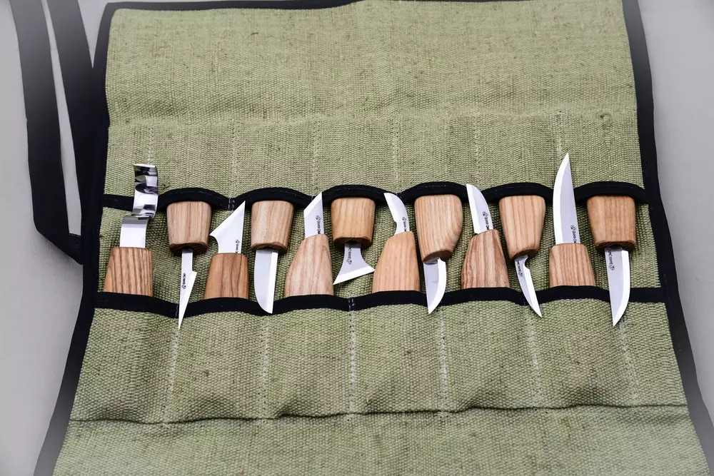 BeaverCraft S10 Träsnidarsats XL (12 verktyg)
