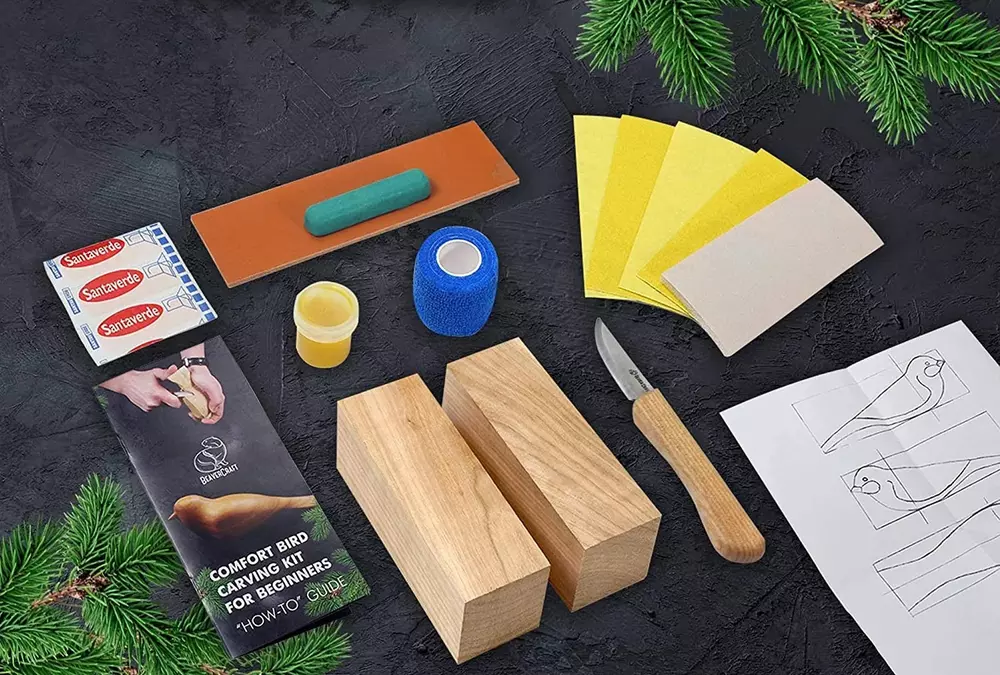 BeaverCraft DIY01 Täljkit - Fågel