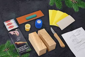 BeaverCraft DIY01 Täljkit - Fågel