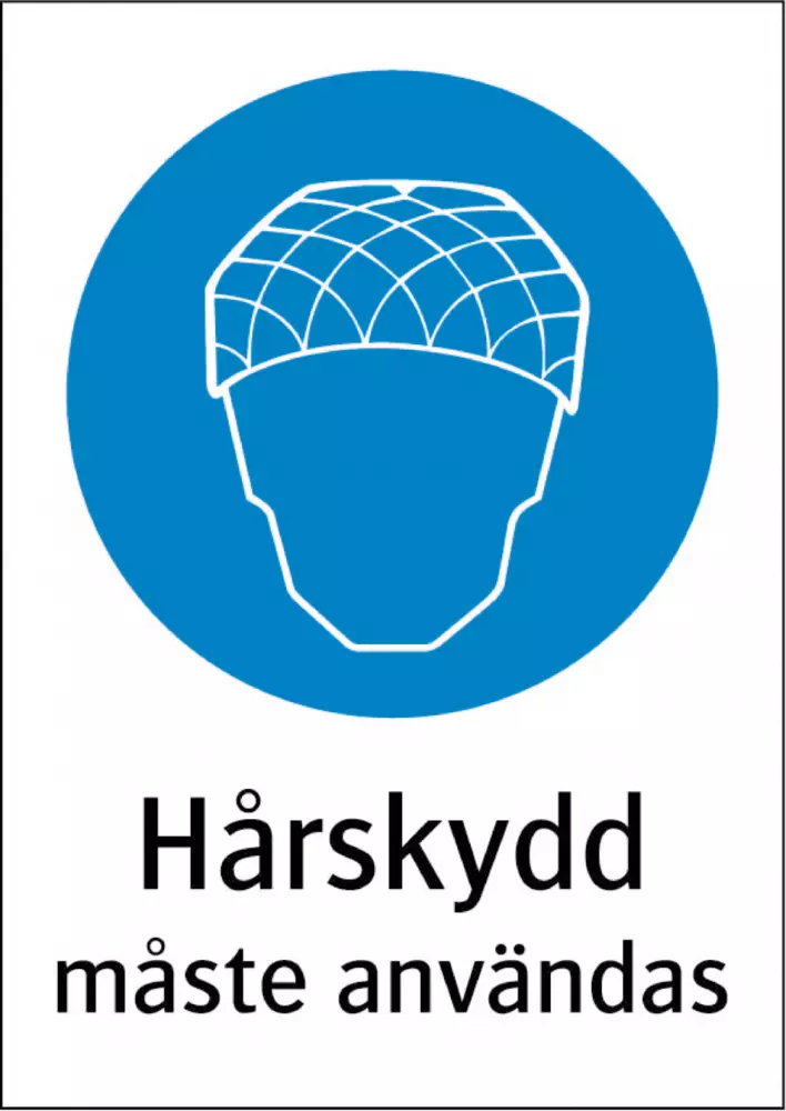 Hårskydd måste användas