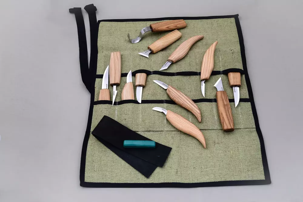 BeaverCraft S10 Träsnidarsats XL (12 verktyg)