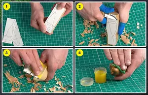 BeaverCraft DIY01 Täljkit - Fågel