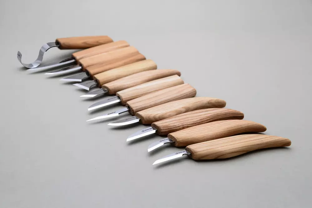 BeaverCraft S10 Träsnidarsats XL (12 verktyg)
