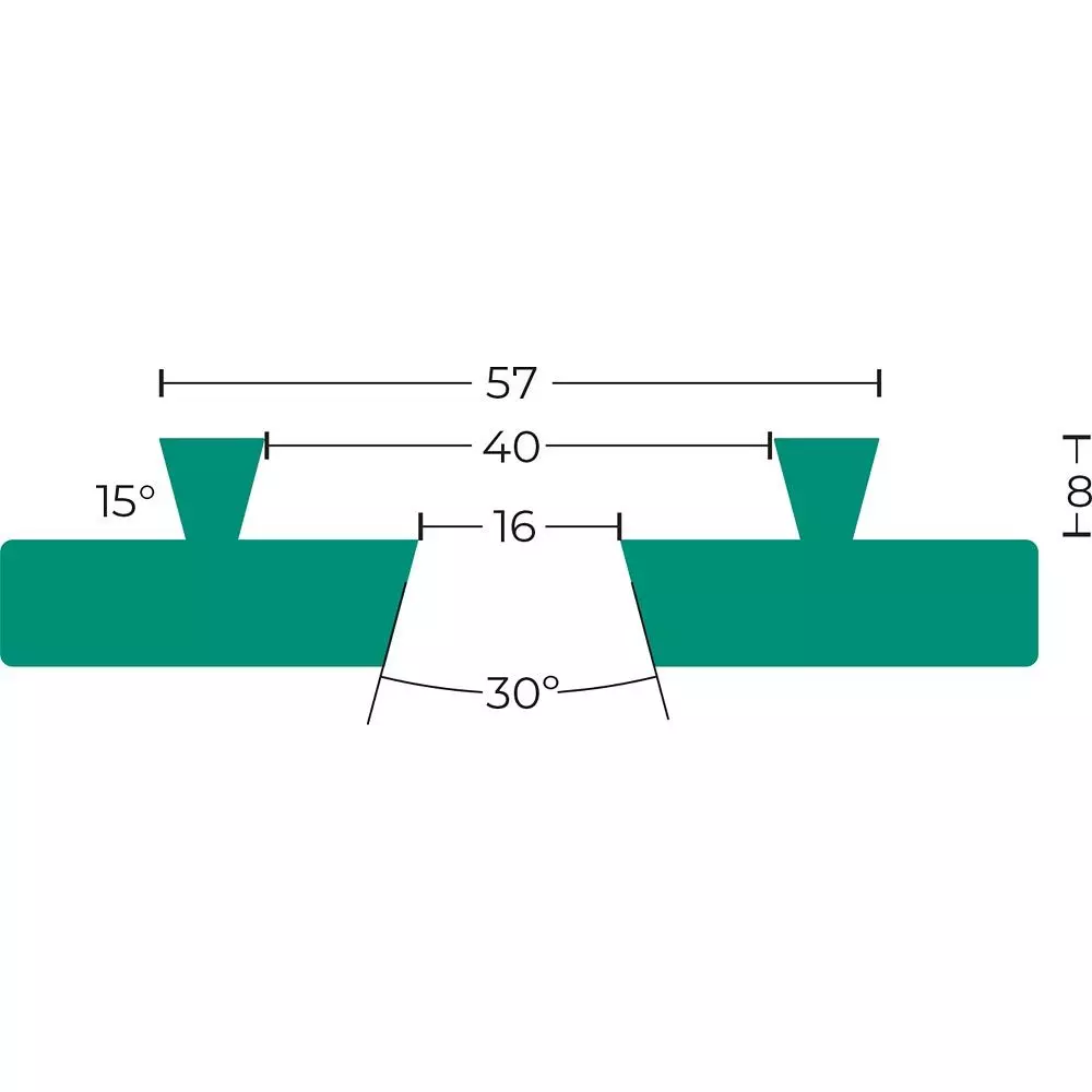 Axminster SK88 Dovetail Jaws - Typ E
