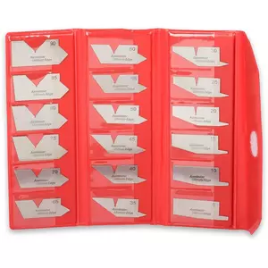 Axminster Ultimate Edge Vinkelmallar 5-90 grader i etui