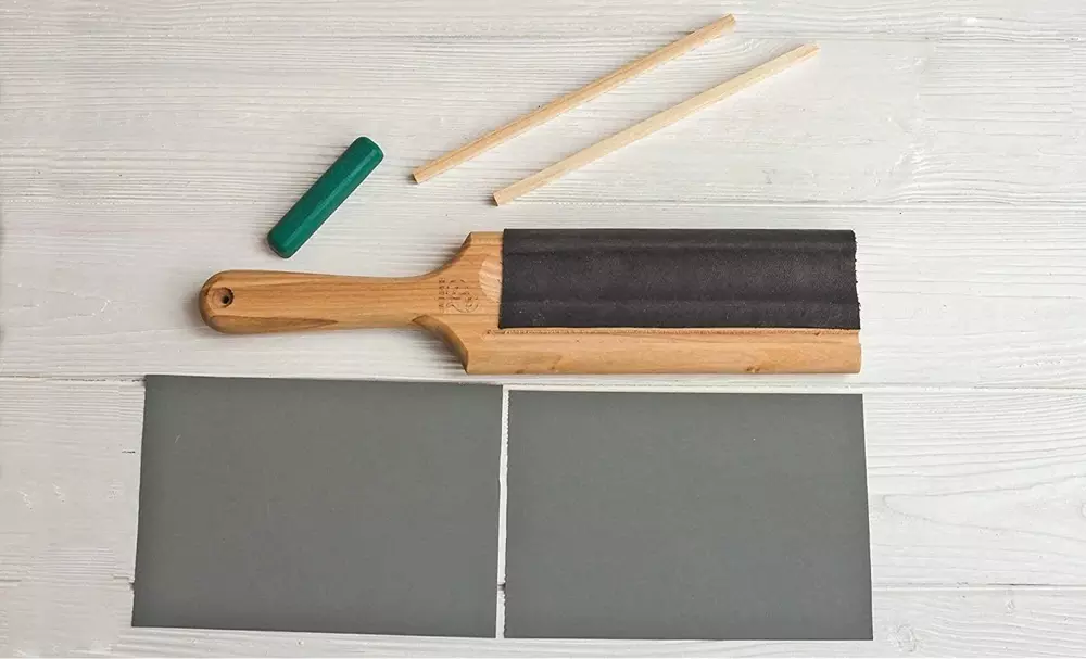 BeaverCraft LS5P1 - Läderbryne / Slipverktyg (skedkniv)