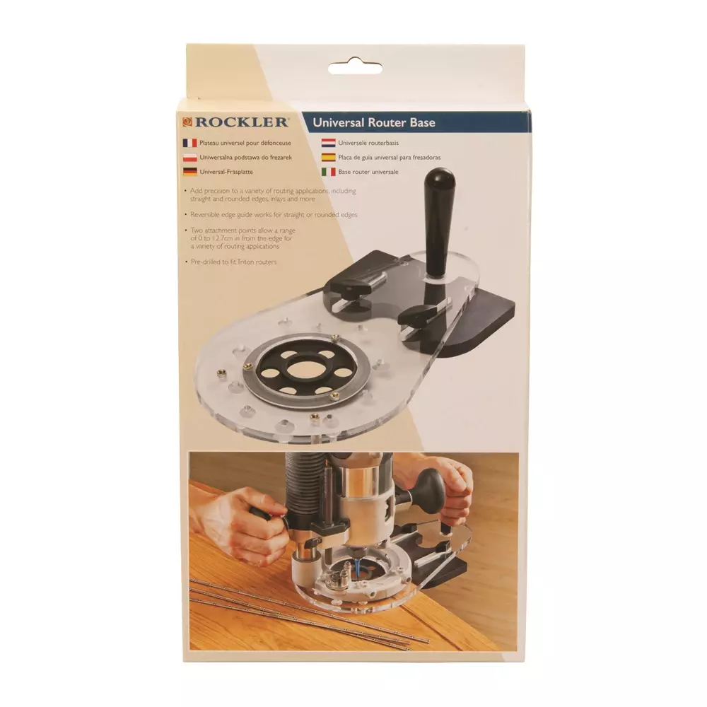 Rockler unviersal fräsplatta Passar Triton TRA001/CMT7E mfl.